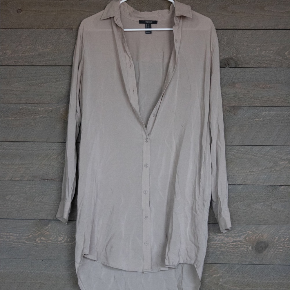 Button up dress